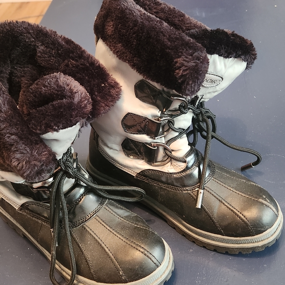 Fur lined winter boots - Picture 3 of 6